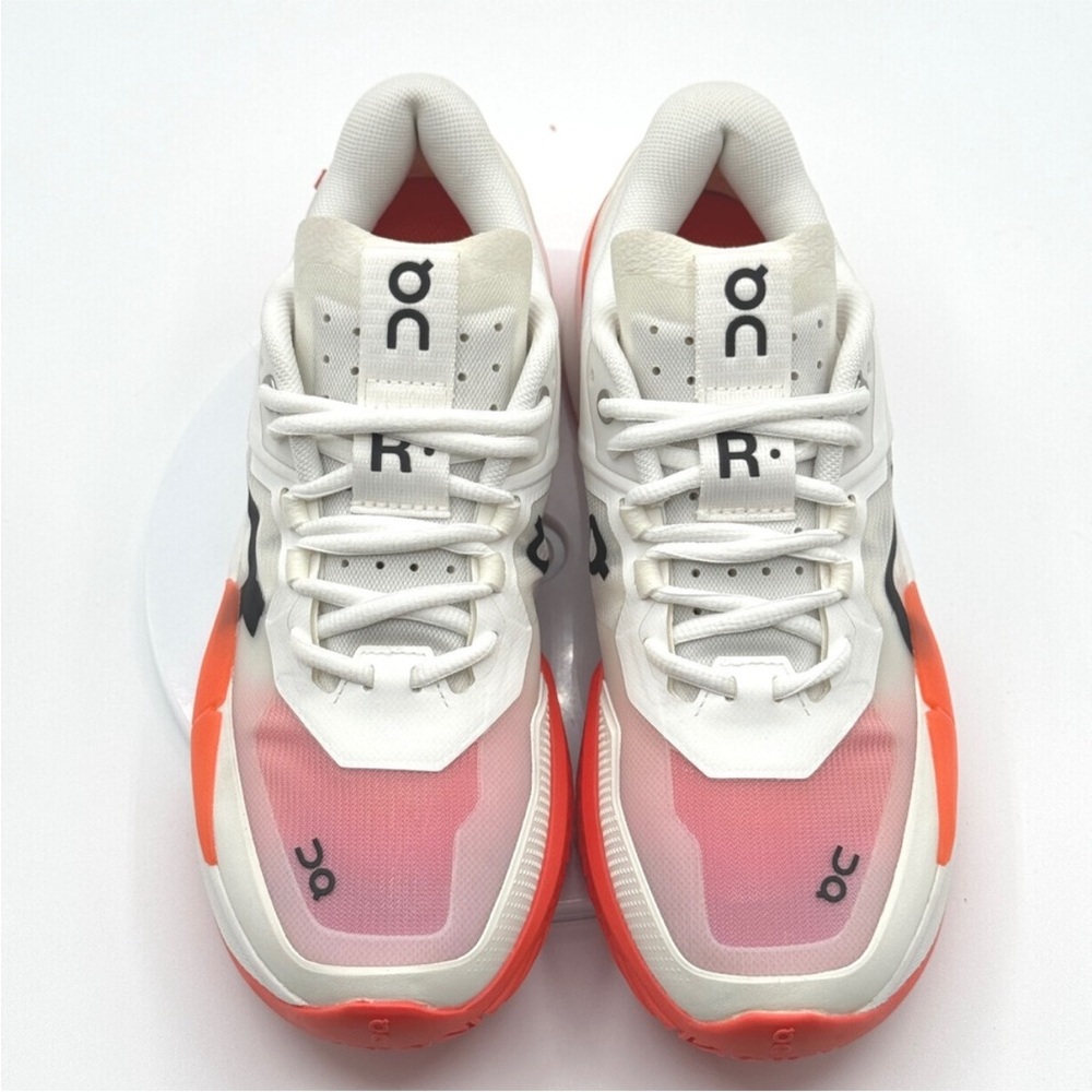 On Cloud The Roger Pro 2 Tennis Shoe Size 7.5 Womens White/Flame NEW without box